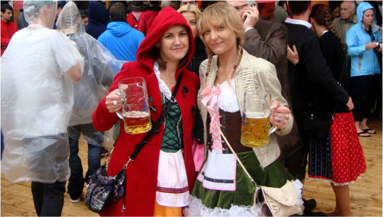Oktoberfest Munich Photo Diary - Drinking beer without a care. - Tily Travels.