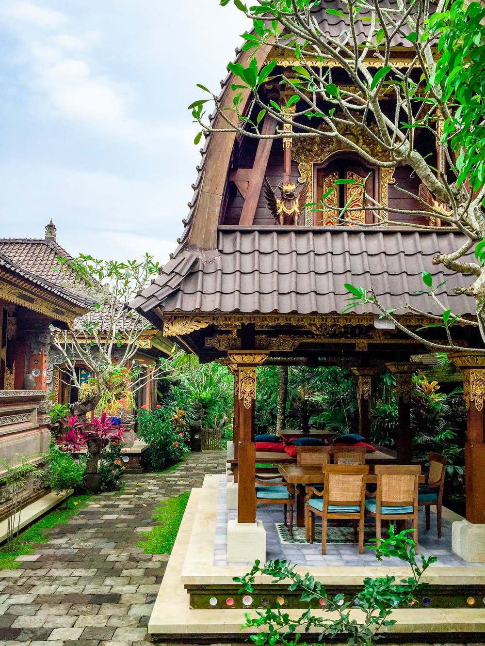 Stunning communal areas. Dwaraka, the Royal Villas, Ubud, Bali, Indonesia.