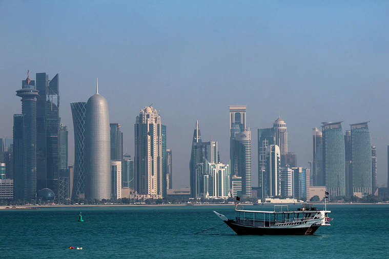 Qatar Airways free Doha city tour - Dhow Harbour.