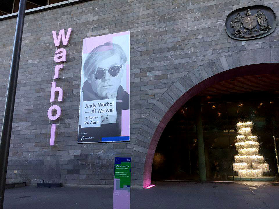 Andy Warhol & Ai Weiwei Exhibition at NGV - the National Gallery of Victoria - Tily Travels.