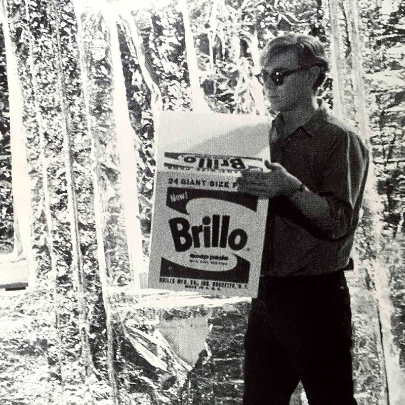 Andy Warhol & Ai Weiwei Exhibition at NGV - Photo of Andy Warhol and a Brillo Box - Tily Travels.