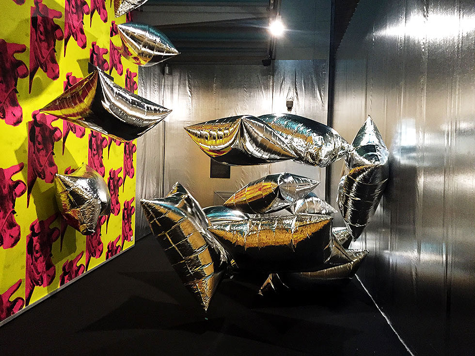Andy Warhol & Ai Weiwei Exhibition at NGV - Silver Clouds by Andy Warhol - Tily Travels.