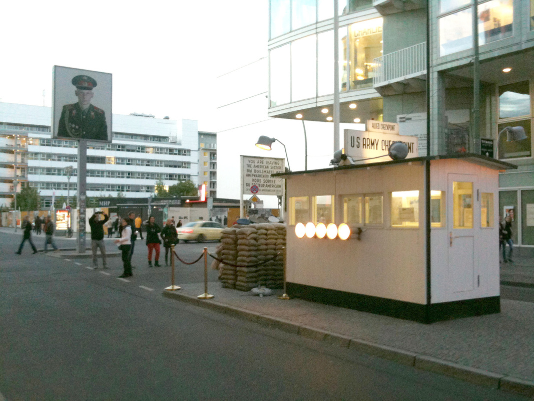 Checkpoint Charlie, Berlin, Germany - The checkpoint.