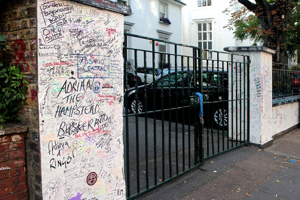 Abbey Road Studios fence - Abbey Road Crossing, London, England - Tily Travels.
