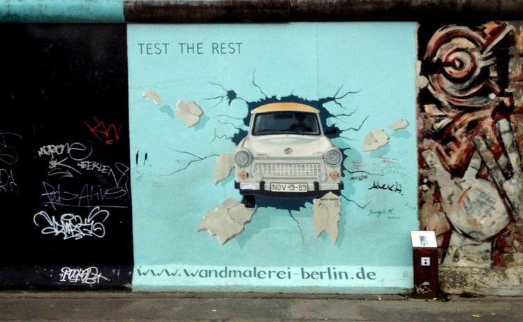 East Side Gallery, Berlin, Germany - Test the best, test the rest (2012)