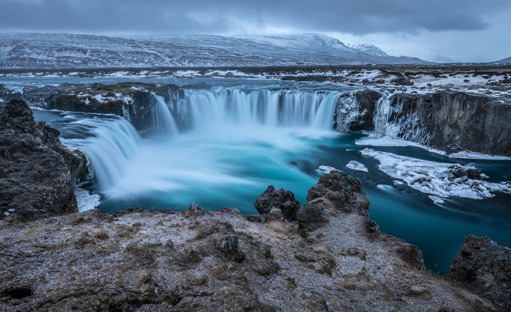 Leaving New York: 3 Hip Vacay Spots to Energize Your Soul - Godafoss Waterfall, Iceland.