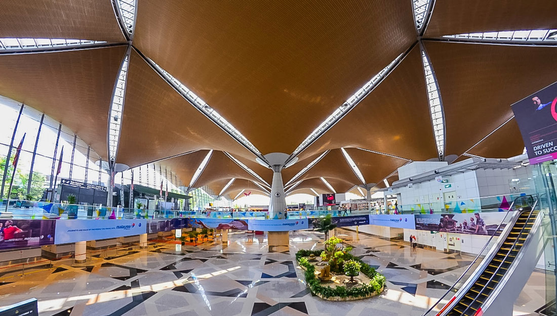Kuala Lumpur International Airport (KLIA), Main Terminal Building - Source: Wikipedia.
