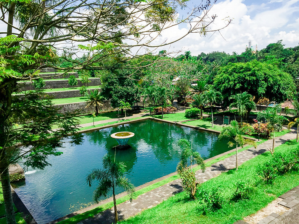 Taman Narmada (Narmada Park), Mataram, Lombok, Indonesia - The tiered gardens and fountain of youth located inside Narmada Park.