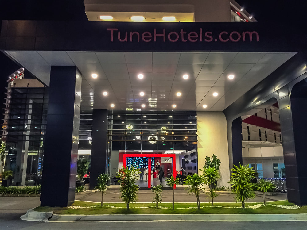 The entrance of Tune KLIA2, Sepang, Malaysia.