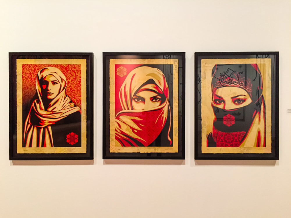 Singapore: Art From The Streets Exhibition at the ArtScience Museum - Your Eyes Here / Malaga - Shepard Fairey (Obey) - 2015.