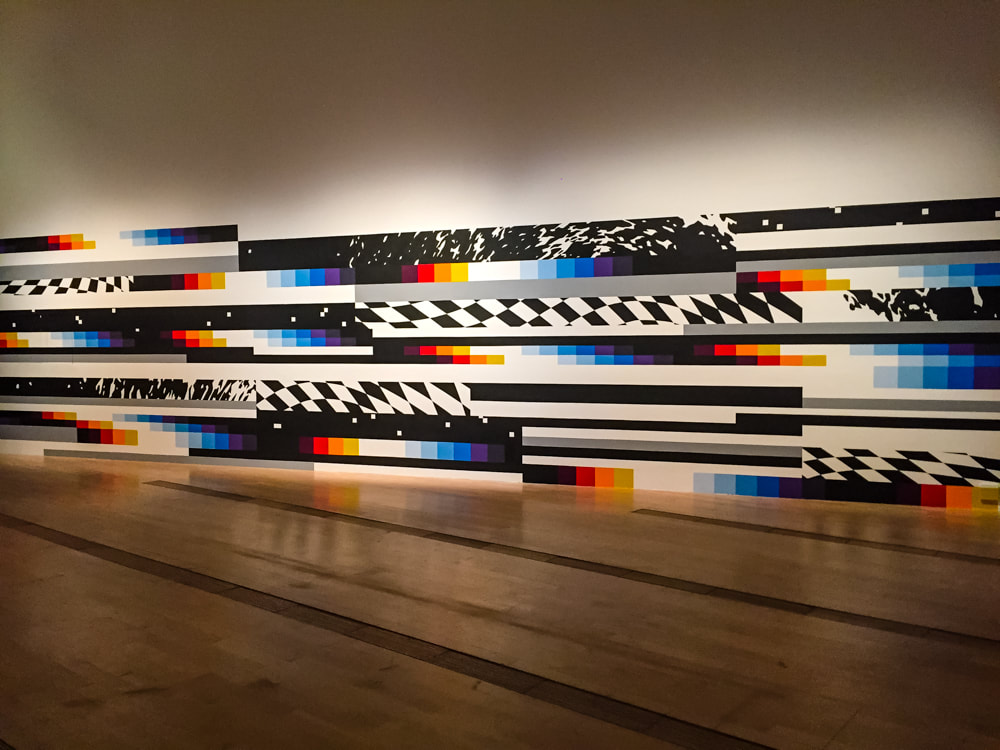 Singapore: Art From The Streets Exhibition at the ArtScience Museum - Chromadynamica - Felipe Pantone - 2018.