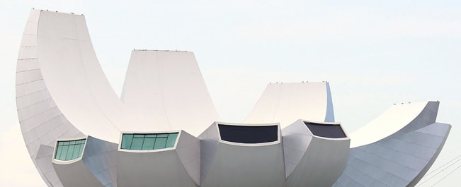 The architecturally stunning ArtScience Museum, Singapore.