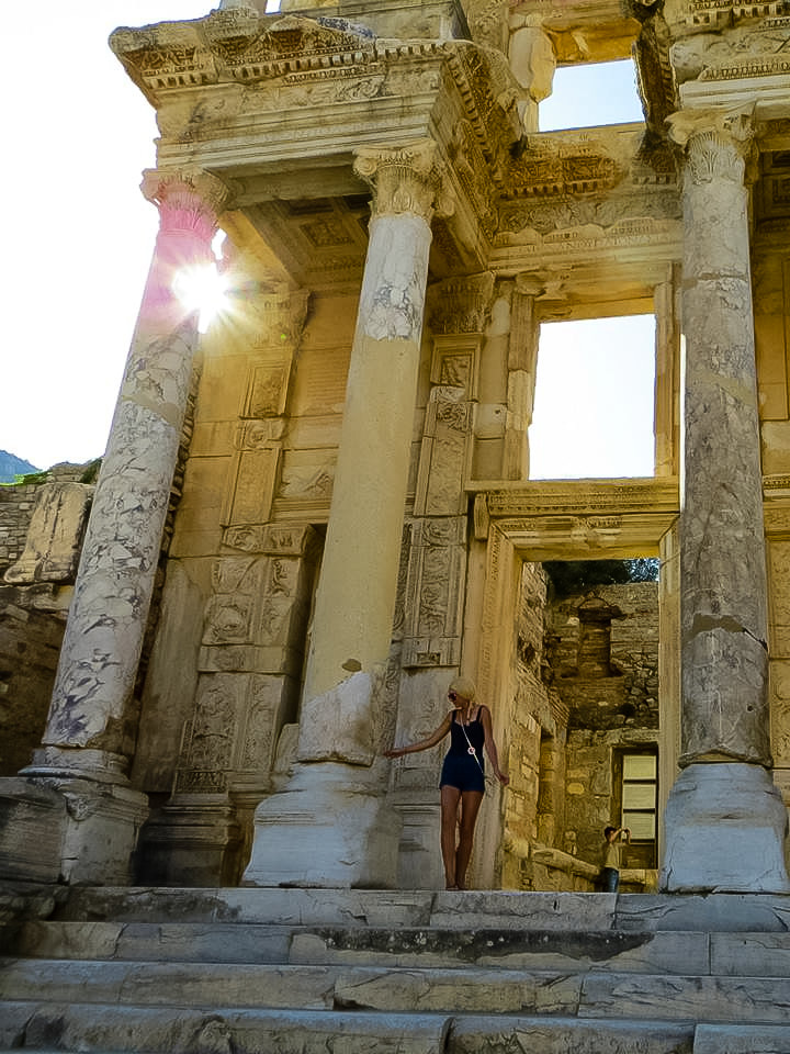 7 Places That Everyone Must Visit in Turkey. Exploring the Library of Celsus at Ephesus.