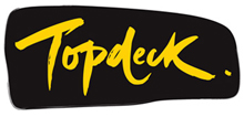 Fiesta like there's no Manana, La Tomatina - The worlds largest food fight. Topdeck logo.