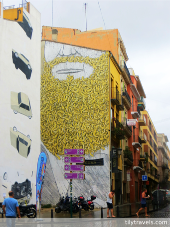 Street Art in El Carmen, Valencia, Spain - Escif & Blu murals