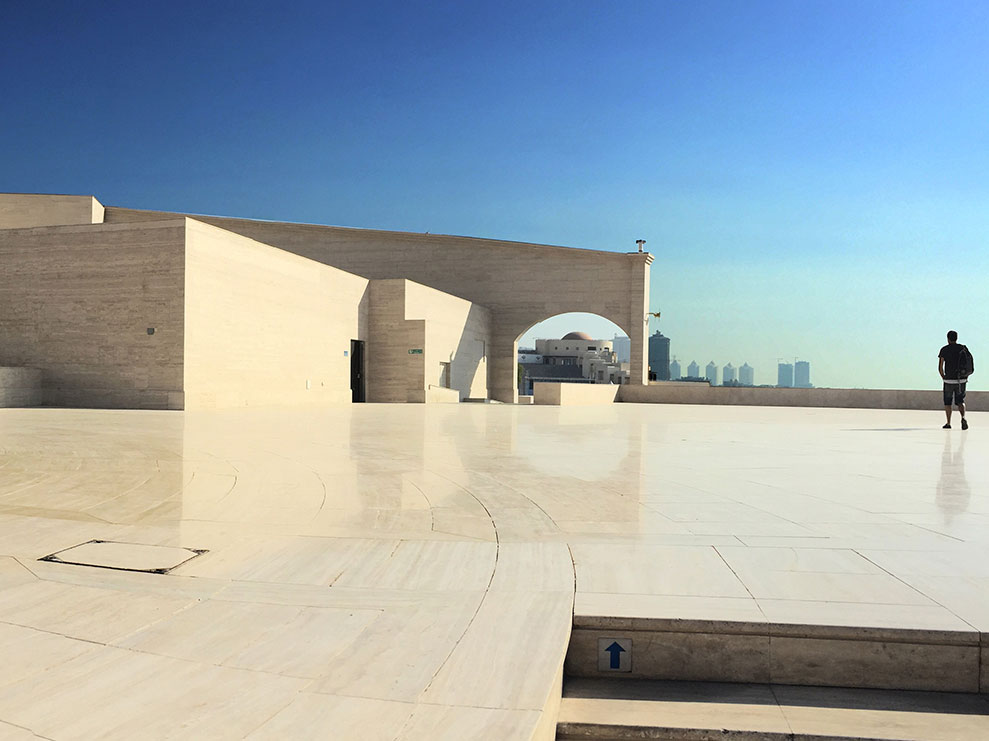 Qatar Airways free Doha city tour - Katara Cultural Village Amphitheater.