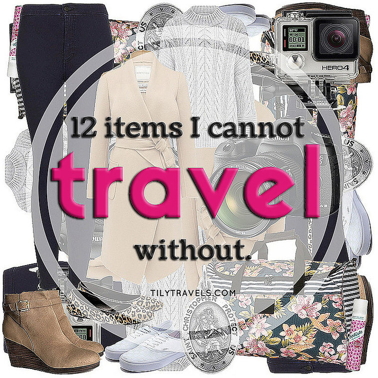 12 items I cannot travel without - Tily Travels.