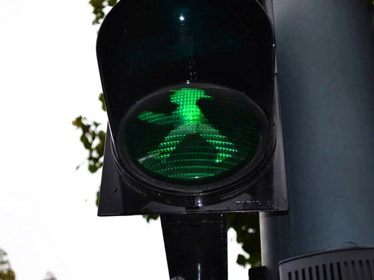 Berlin photo diary - Ampelmann crossing signal.
