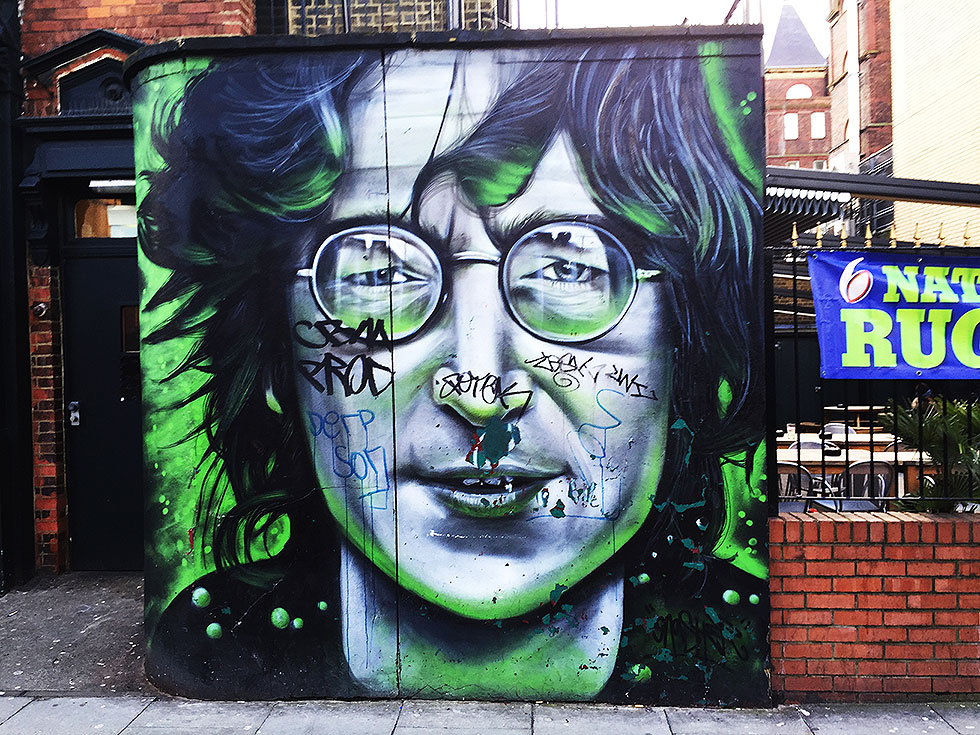 John Lennon by Gnasher - Camden Town, London England - Tily Travels.