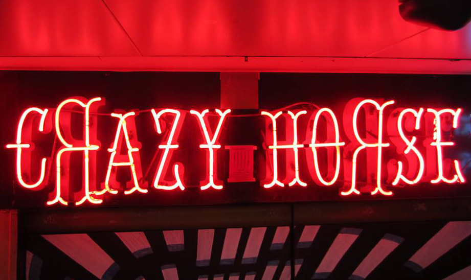 Crazyhorse disco sign
