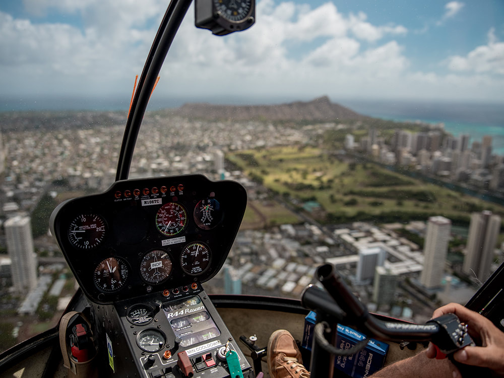 Using Transport To Transform Your Trips. Scenic helicopter ride.