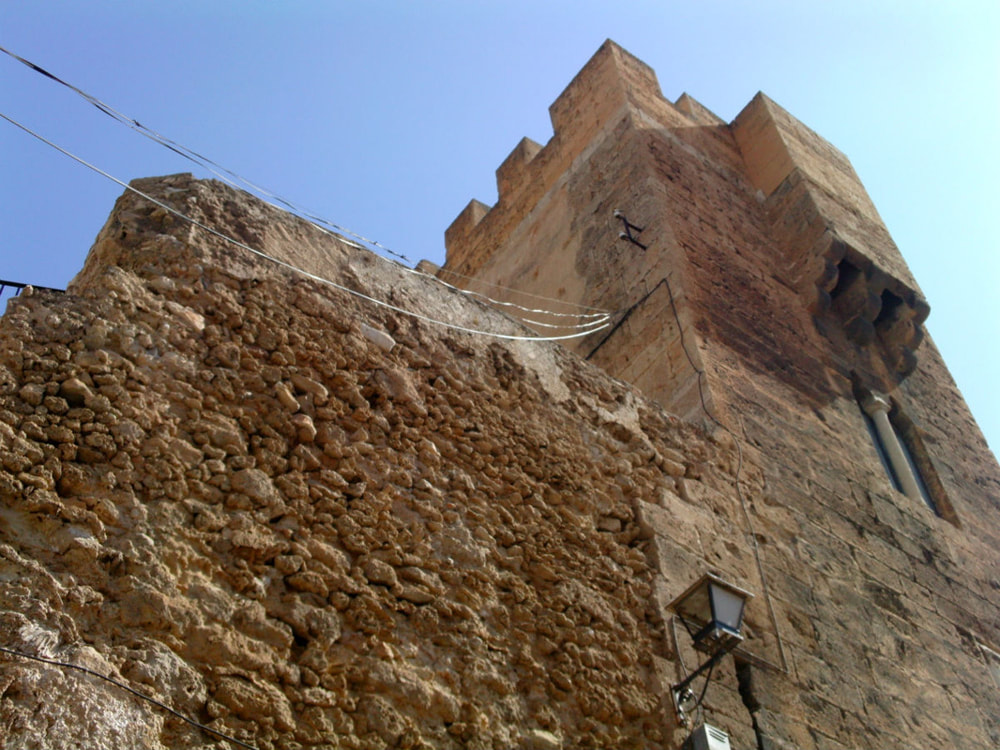 Bunol Castle (Castle of Buñol). La Tomatina 2012
