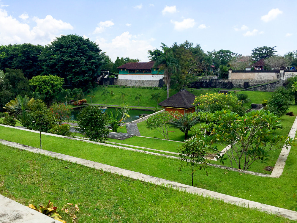 Tiered gardens - Taman Narmada (Narmada Park), Mataram, Lombok, Indonesia.