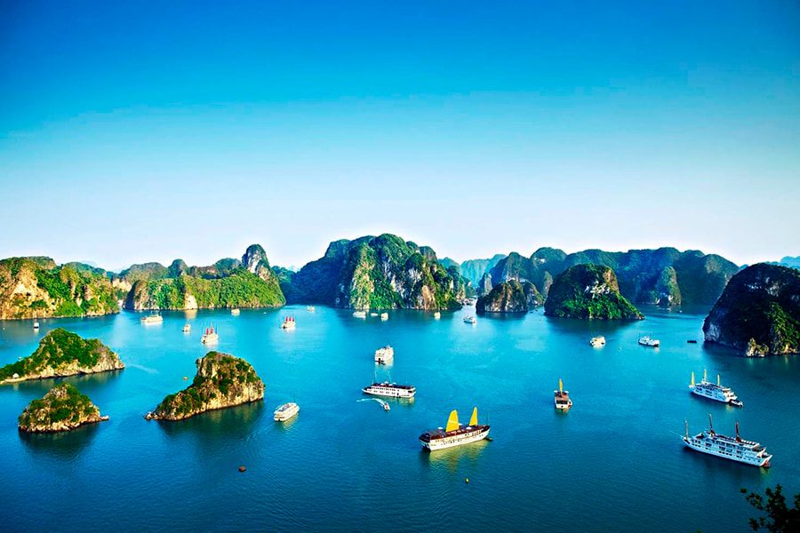 Perfect Destinations in Vietnam for a Family Travelling with Kids - Halong Bay.