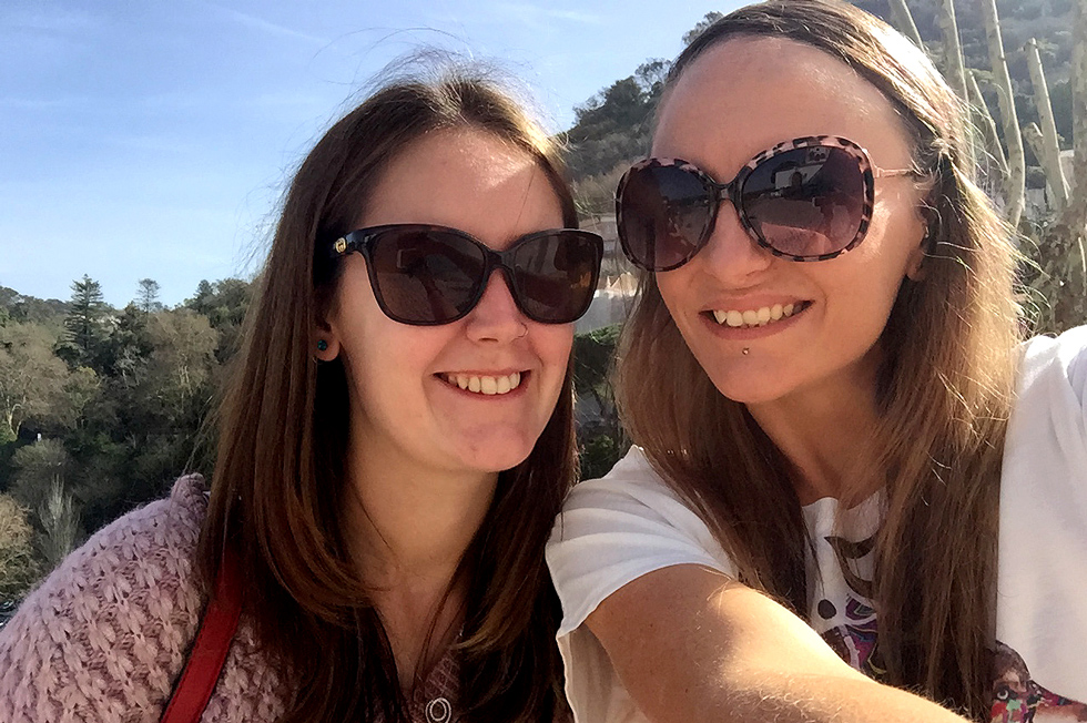 Selfies with my best friend and Sintra tour guide, Elise - The Fairytale Historic Centre of Sintra, Portugal - www.tilytravels.com