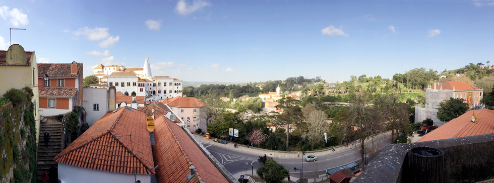 Panoramic view of Sintra. - The Fairytale Historic Centre of Sintra, Portugal - www.tilytravels.com