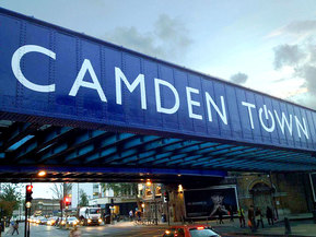 The Camden Road rail bride/ overpass - Camden Town, London England - Tily Travels.