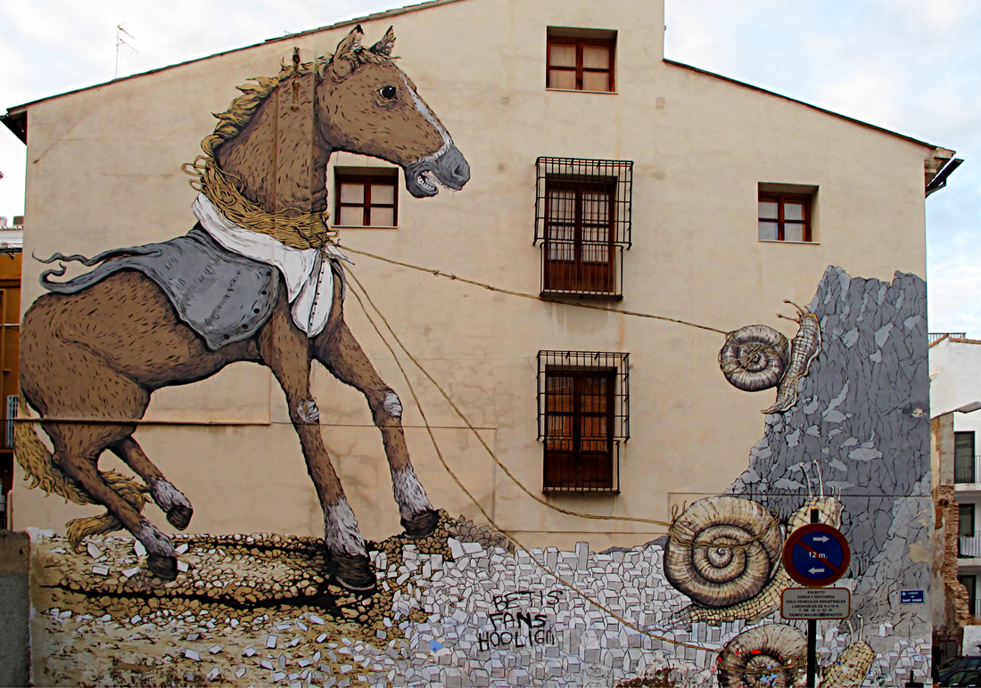 Street Art in El Carmen, Valencia, Spain - Eric il Cane